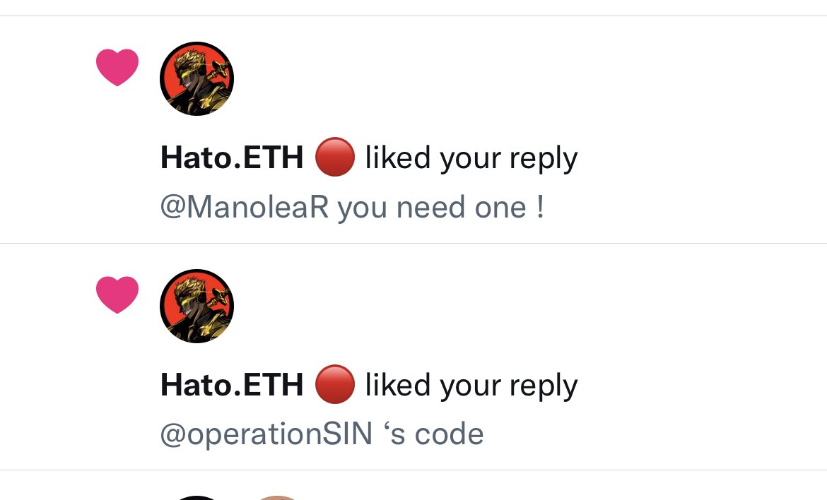 Larythegoat's tweet photo. Thank you for the support guys! @HatoETH @jerezizzz 🔴🔴
So happy to be part of this amazing community! Let’s gooo to the moon guys!
Every @operationSIN member who follow me I’ll follow back!💯🔴
#SINNERSLOVE #SINFOLLOWSIN https://t.co/b7p7NW5FNb