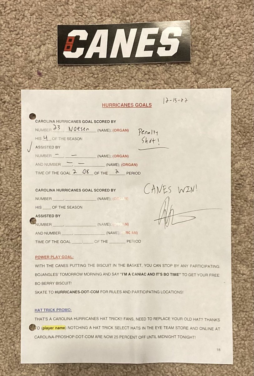 GoaliesandQBs's tweet photo. I find Discord harder to manage than Twitter (I guess Iโm old), but @minter is there and he sent my son the #mintermail for Noesenโs penalty shot! Heโs so happy. Thanks Minter who is no longer really on Twitter! #takewarning #letsgocanes #bunchofjerks https://t.co/PzwgSAZNEz