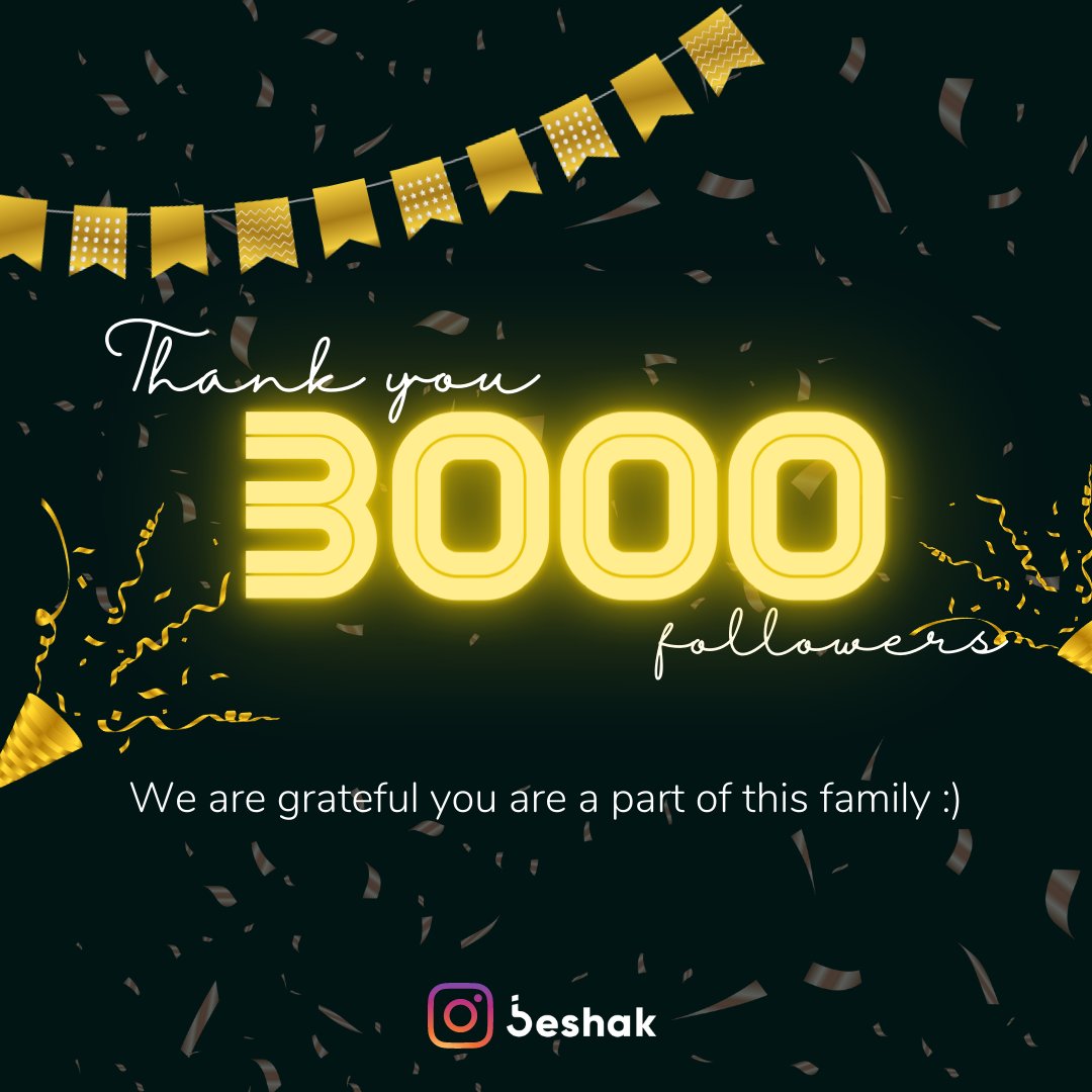 BeshakIN's tweet photo. Beshak family has grown to over 3000 people on @instagram!🎉
Together, we shall create a future where everybody has access to reliable knowledge. Together, we shall grow. ✨
#instagram #3k #beshakorg #rahobeshak https://t.co/pwSGlcTGqZ
