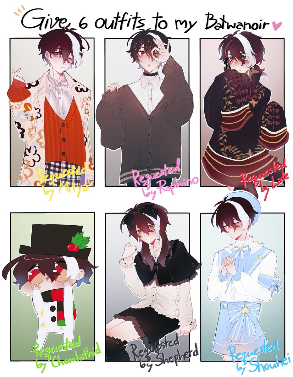 ATSR_Balwanoir's tweet photo. ( ผมกลับมาเร่นแท็ก !!! /แท็กทิพย์ทั้ง 6 ท่านที่มาร่วมสมทบชุดให้น้องหนาว🥺🙌🏻💕 

＊รูปเต็มทั้ง 6 สามารถดูได้ในเทรด✨↓ ) https://t.co/qPzjfHhlPQ