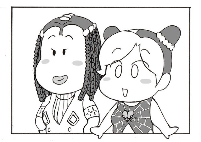 ってことで、今年のジョジョイラストです。 