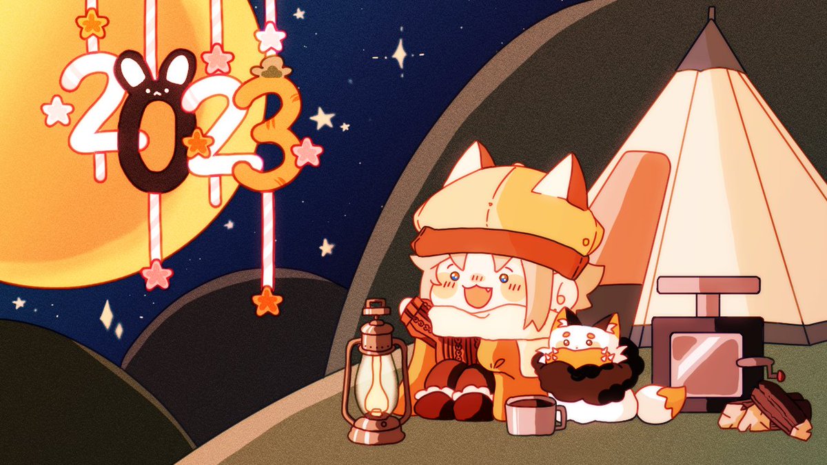 Nol__NM's tweet photo. #MystArt #Mysthumb 

Happy New Year !! 🦊🐰🧡

https://t.co/zE3jfMr1yk https://t.co/awdKEy9f6z