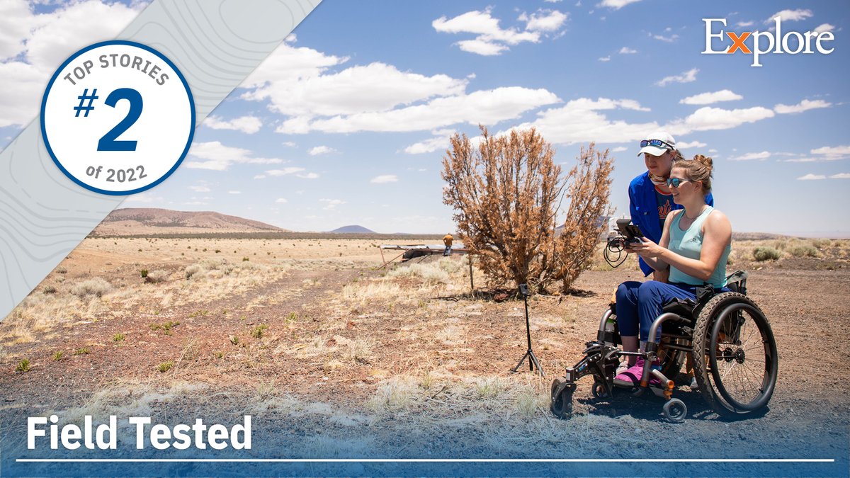 UFexplore's tweet photo. In the #2 most-read story of 2022, we followed @UF_CLAS geologist @BakingSodaVolc on a groundbreaking mission to make field experience more accessible to Earth science students with disabilities. ➡ https://t.co/2rW8iRNX6o https://t.co/3lzukMInkL