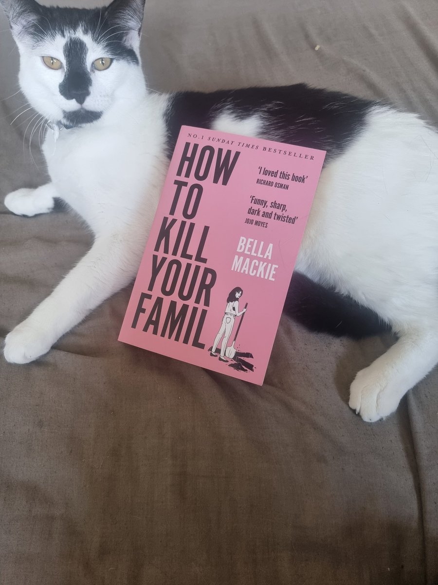 I think my next read is exactly what Willie is thinking 🤔 😅 

What are you reading? 

#BookTwitter #CatsOfTwitter #HowToKillYourFamily