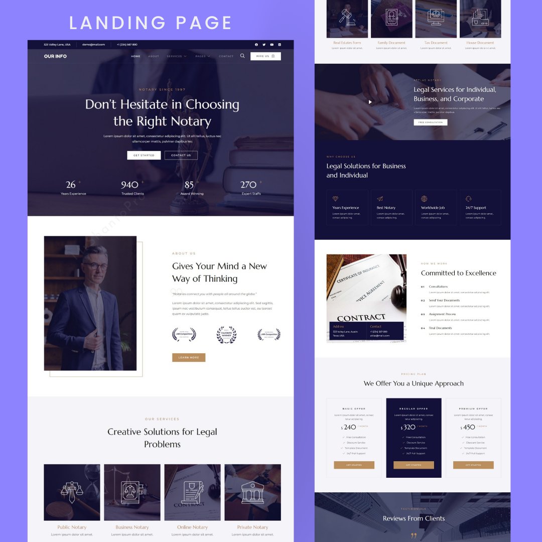 MrShantoPro's tweet photo. Notary public Landing Page Design
🔰 Platform: WordPress
✔Attractive Design
✔SEO Friendly
Hire Me: https://t.co/D4W88DdzH9
#wordpressdeveloper #websitedesign #developer #designer #WordPress_designer #WordPress #webdevelopment #websitebuilder #Landingpage #Notarypublic https://t.co/yp27K0zsgw