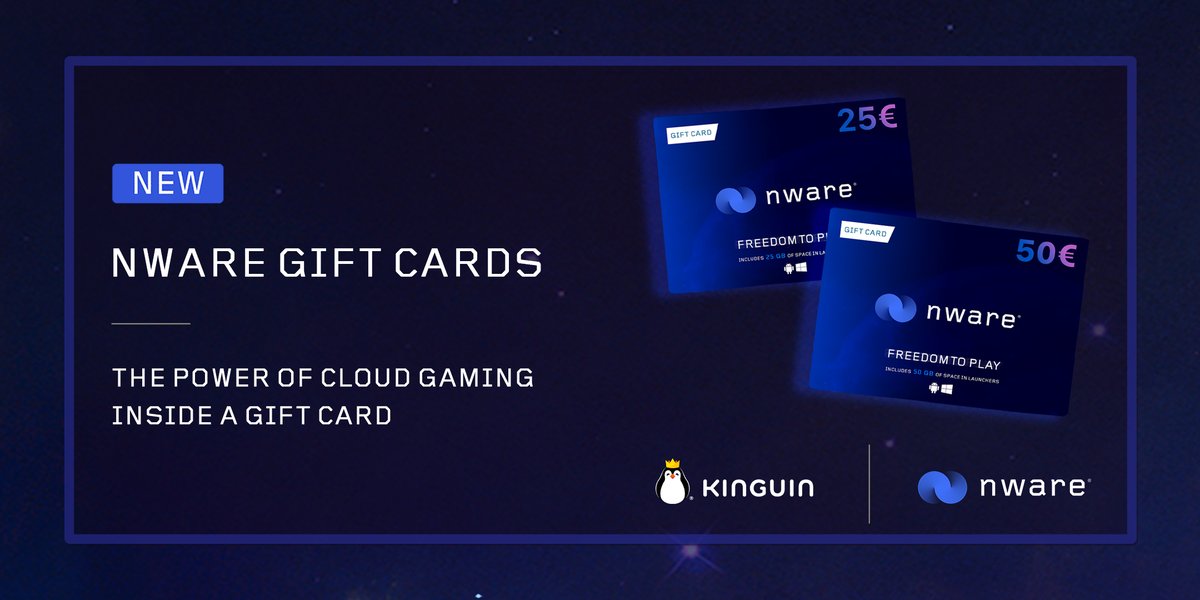playnware's tweet photo. 😱NOTICIÓN PARA ACABAR EL AÑO!
WE HAVE TEAMED UP WITH @KinguinNet TO END 2022 ON A HIGH NOTE! NWARE GIFT CARDS OUT NOW!
#nwaregiftcard #nwareftkinguin #nwaregifts #giftcards #kinguin #officialpartner #cloudgaming #nware #playnware #videogames #games #videojuegos #christmas https://t.co/B6NifI2hp0