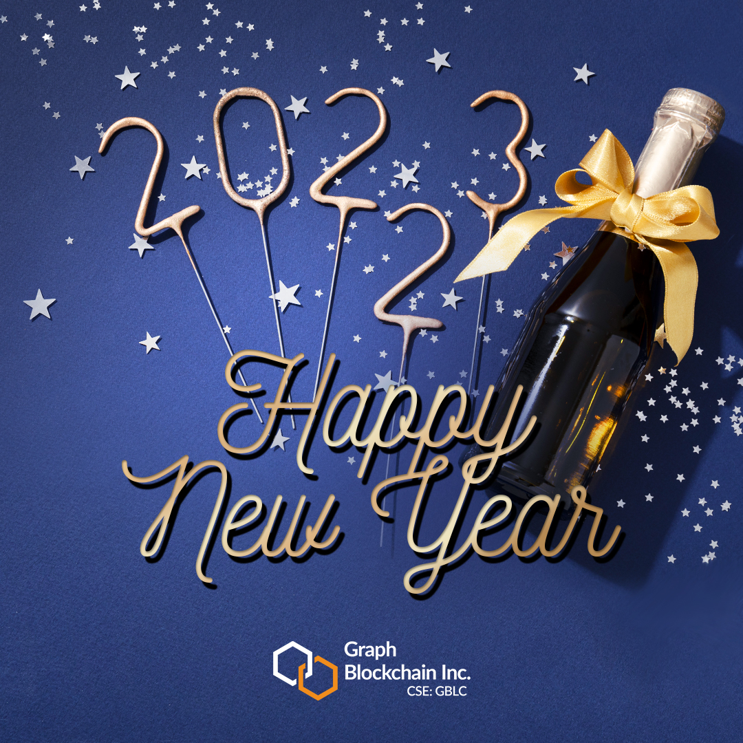 NWSolutions_Inc's tweet photo. 🎈🎉Happy New Year from the Graph Blockchain team! 
#NewYear2023 #NewYears 
$GBLC https://t.co/Rnb7QQXdFG