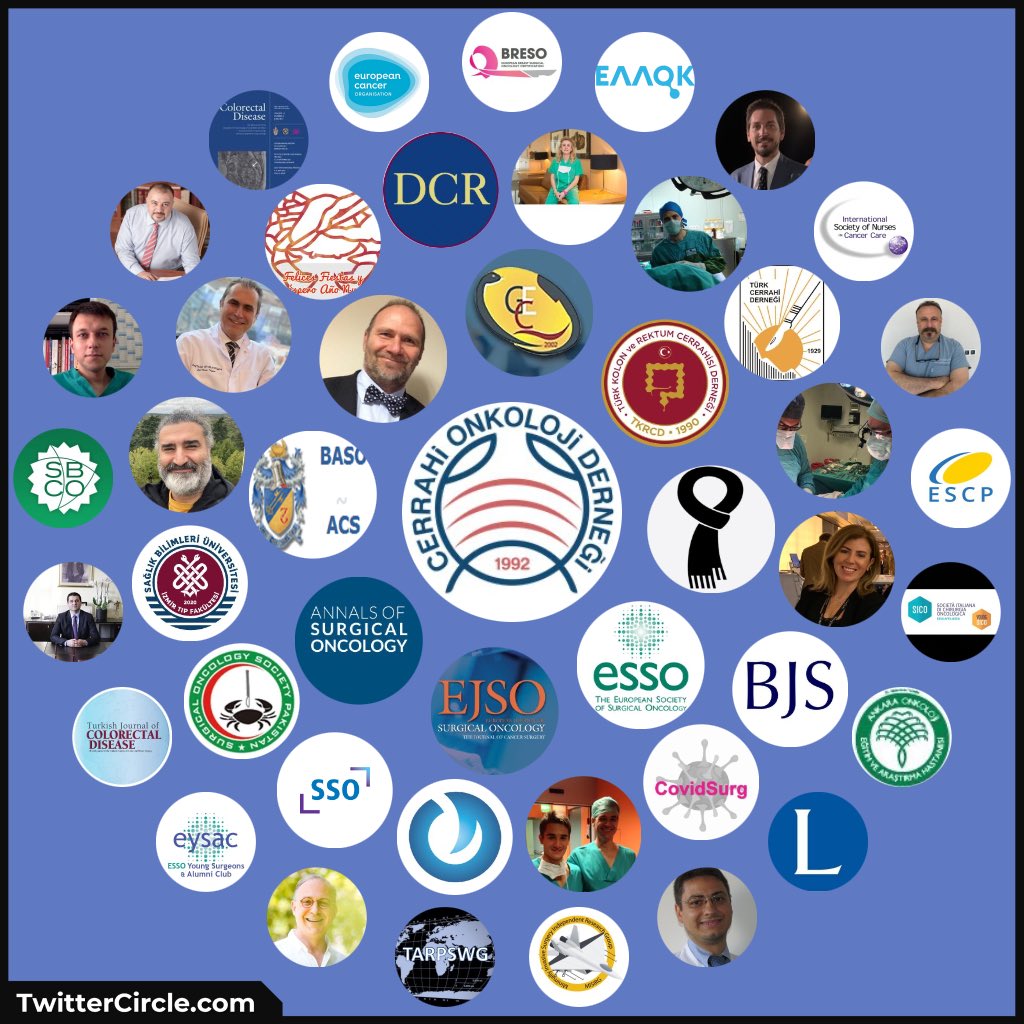 🐦 Society of Surgical Oncology Turkey's 2022 twitter visual interaction circle representation.
Thanks!

#SurgicalOncology #KanserCerrahisi #CerrahiOnkoloji #COD