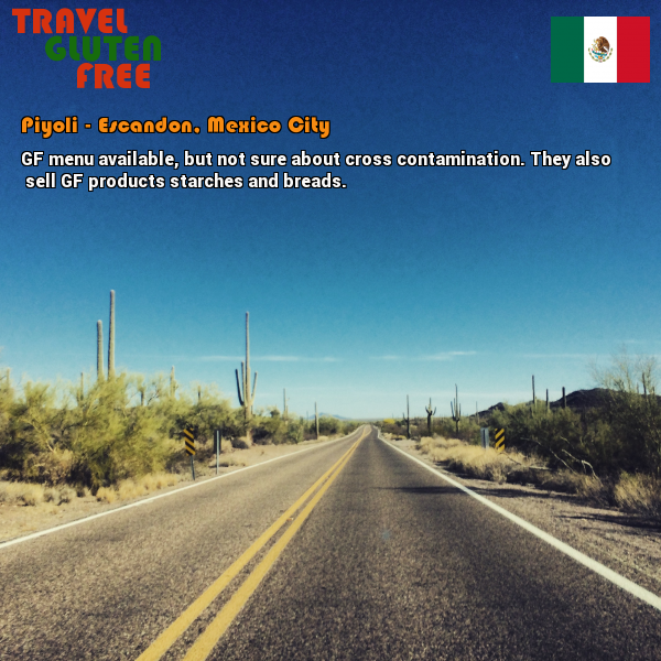 It's time to share a random #GlutenFree review! Check out this review of Piyoli and more at travelglutenfree.co.uk/CAmerica/Mexic… 

#coeliac #glutenfreetravel #travelglutenfree #Mexico #glutenfreeMexico
