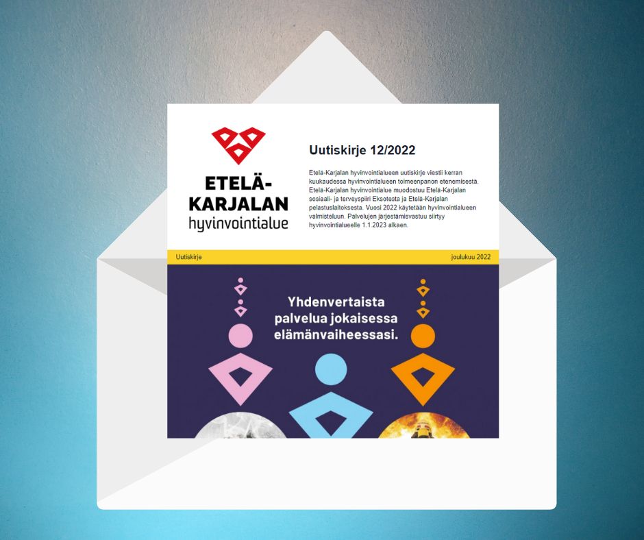 Lukemista tiedonjanoon: Etelä-Karjalan hyvinvointialueen joulukuun uutiskirje! Siirry seuraamaan <a href="/EtelaKarjalaHVA/">Etelä-Karjalan hyvinvointialue</a> twiittejä. #ekhva #etelakarjalanhyvinvointialue #eksote