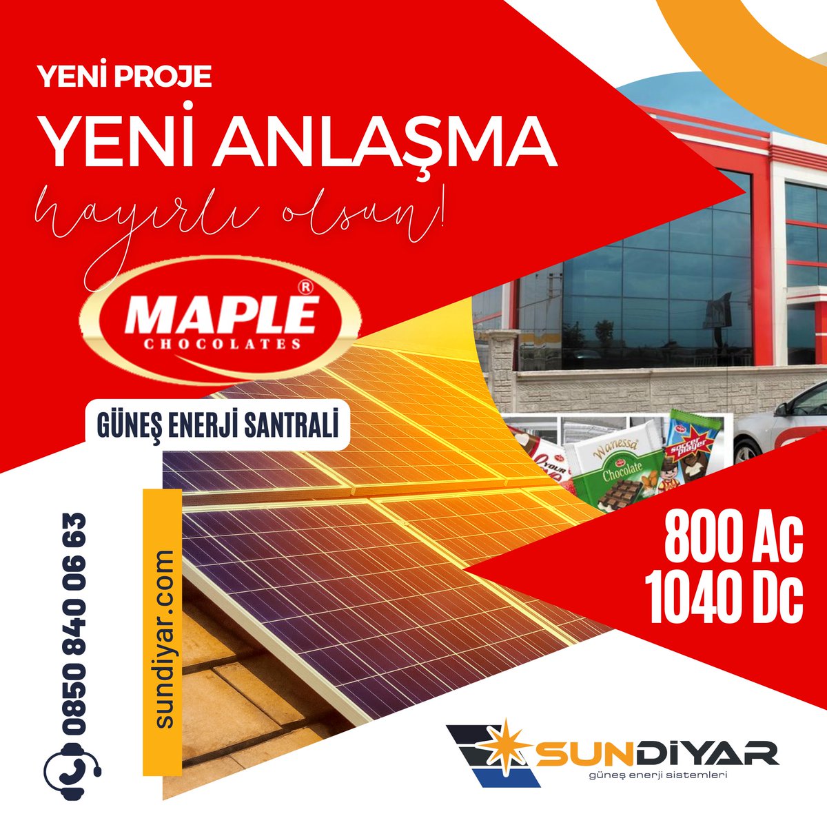 #ges Tesisi ile 
1 450 000 kWh elektrik üretimi gerçekleştirerek 907 ton CO2 salınımı azalacak ve 2751 adet/yıl ağacı doğaya kazandıracaktır.
#diyarbakır a hayırlı olmasını temenni ederiz
#ges #güneşenerjisi 

<a href="/barutcumsahin/">mehmet şahin barutçu</a> <a href="/1MesutKURT/">Mesut KURT</a> <a href="/protimeAS/">PROTİME</a> <a href="/MapleChocolate_/">Maple Chocolate</a>