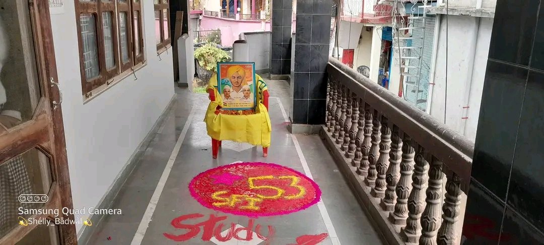 sfi_mandi's tweet photo. SFI जिला मंडी की विभन्न इकाइयों द्वारा SFI की स्थापना के 53 वर्ष पूरे होने पर अलग अलग गतिविधियों का आयोजन किया गया, और साथ ही साथ भगत सिंह के विचारों को आगे बढ़ाने का संकल्प भी लिया@sfi_mandi @sfihpu  @himachalsfi @RitvikThakur18 @anilthakur74 @SfiSarkaghat https://t.co/QCcqFkE8qr