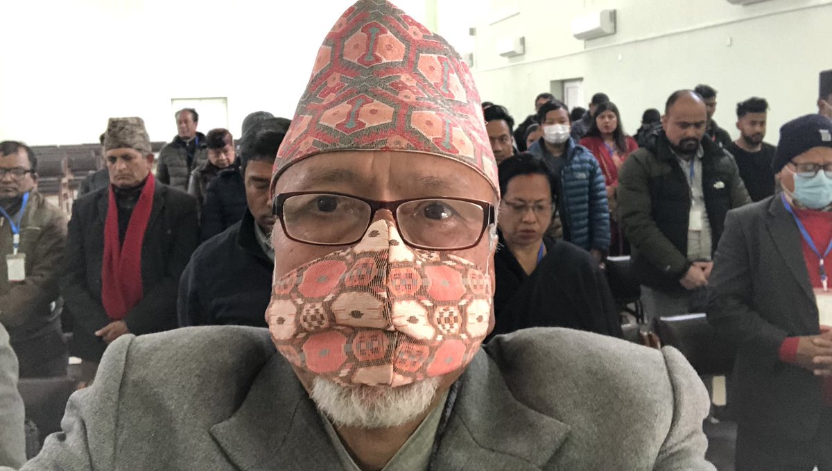 drbishnuhnepal's tweet photo. Had nice chats at the sidelines with good friend, Former MP+Treasurer/#TLAMF-#MitharamSharmaBajgain (Pic2)-who just was back from #Kolkata/#India after kidney transplant. Wished him a better health in future 🌸🌷🌺
-@#UNSG #UNWTO ##Lalitpur #Patan @#Nepal-#Himalayas #Kathmandu https://t.co/IrMS4fJ6K4