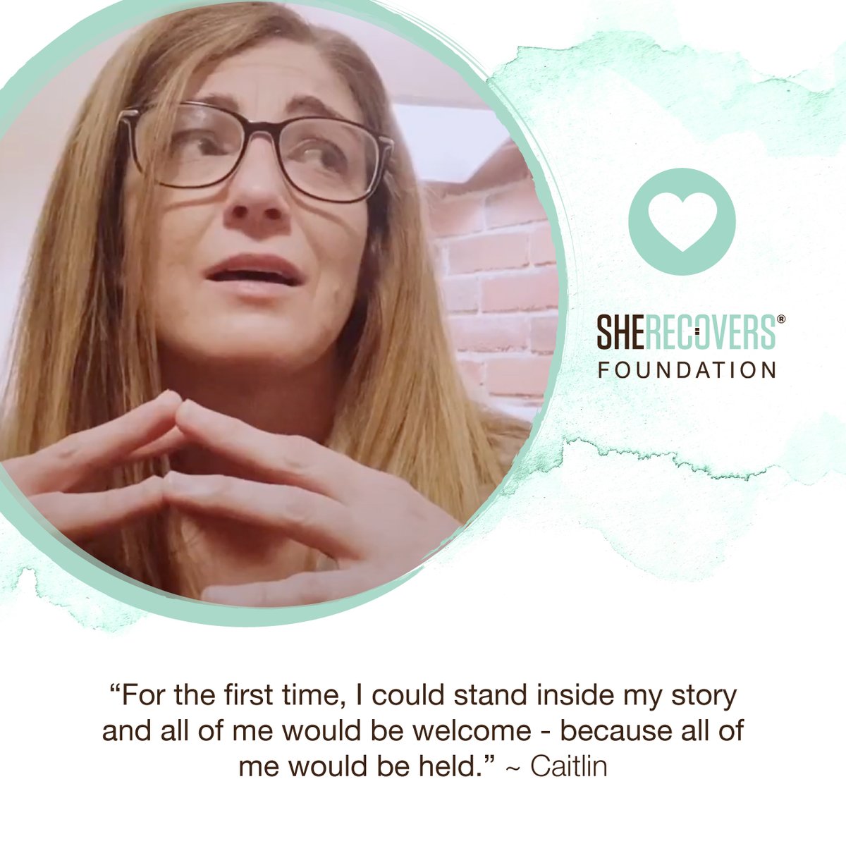 “For the first time, I could stand inside my story and all of me would be welcome - because all of me would be held.”— Caitlin  

Feel the joy of the holiday season by giving the gift of recovery 💝 bit.ly/3UceD2k 

#SHERECOVERS #GiftsofRecovery #RedefineRecovery