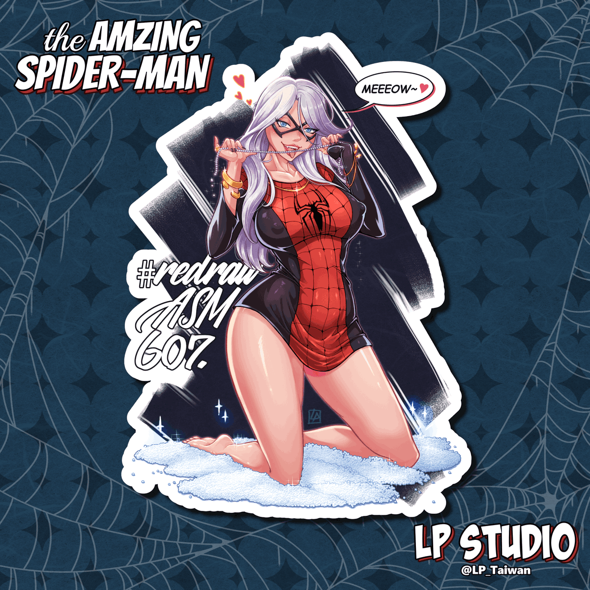 LP_Taiwan's tweet photo. Hi! I'm LP!
I made my #RedrawASM607 fanart to be stickers!
I hope this is okay!😅😅😅
Here is the shop link!
https://t.co/QmXuh4P4Io
You can get them on these webs!
#REDBUBBLE #Society6 #TEEPUBLIC #BOOTH
I hope you like this sticker.
Thank you!🙏 https://t.co/zhS5LUJ78V