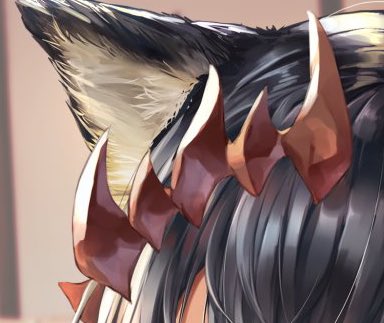 このツノが割と気に入っています 