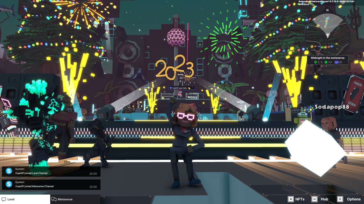 Deborah87106261's tweet photo. @TheSandboxGame @steveaoki @TheOfficialA7X @suecothechild @ParisHilton @deadmau5 @blond_ish Celebrating the end of the year in @TheSandboxGame Metaverse! ✨🎇 https://t.co/oDpyoSF5zU
