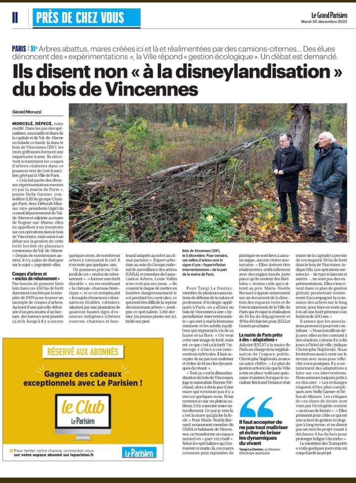 AdrienWexler's tweet photo. Non à la Disneylandisation du Bois de Vincennes https://t.co/swY3rbt86D