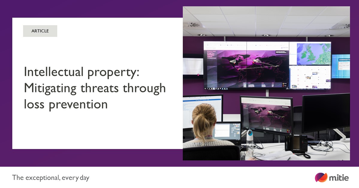 mitie's tweet photo. Intellectual property (IP) can often be described as the heartbeat of an organisation. Joey Hills, Head of Intelligence at Mitie, share his insights on IP loss prevention in the latest @CitySecuritymag.
Read more > https://t.co/bfV7jMYpAj
#IntellectualProperty | #IPLoss https://t.co/J5SRZsgiJo