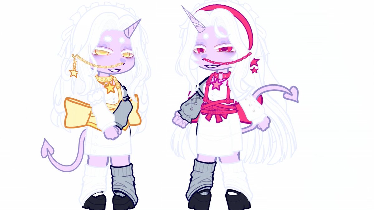 qu1tted's tweet photo. “ Meet Azzy &amp; Amy , Two 
            Succubus Sisters ! ”
---------------“ ★ ] : ° ”------------- https://t.co/nVefcfna6Q