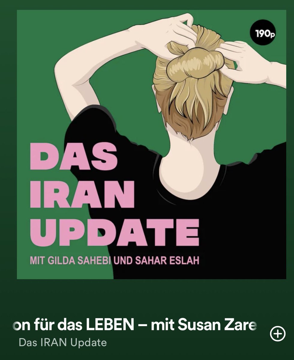 susanzare_de's tweet photo. @GildaSahebi &amp; @SaharEslah schaffen es in ihrem Podcast jede Woche in großartiger Mischung aus journalistischem Zusammenfassen, Einordnen &amp; viel Herz über #Iran zu sprechen. Spontan hat mich Sahar gefragt, ob ich, weil Gilda erkrankt ist als Gast dazukomme diese Woche - eine Ehre https://t.co/ULBqvgta6n