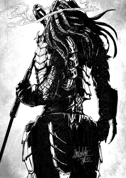 #predator
これで今年の過去絵の掲載は終わりにします。
見て頂いてありがとうございました。

thank you for looking at the picture
2022 