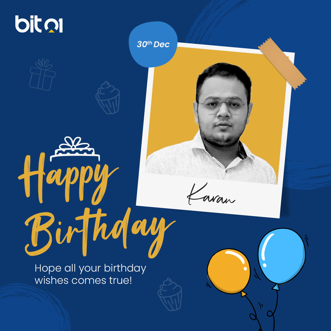bit01techplode's tweet image. A very happy birthday to Karan Shah. It&apos;s time to drum up excitement for your special day with Bit01.

Bit01 extends our best wishes to you from the bottom of our hearts. May this wonderful day be filled with joy &amp;amp; happiness for you &amp;amp; your loved ones. Happy birthday!

#bit01