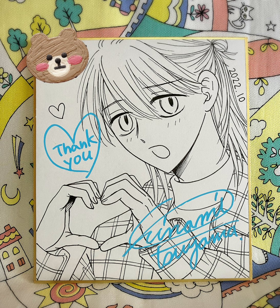 ハイスコア21巻プレゼント企画で描いたイラスト色紙10枚を紹介していき