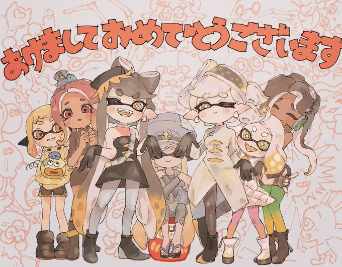 #2022年自分が選ぶ今年の4枚固定ツイートが1番お気に入りなのですが、沢山見ていただいたのでそれ以外のものを…!APEX原神ポケモンetc…特にAPEXのイラストはVTuberさんのサムネにも使っていただいて嬉しかったです 