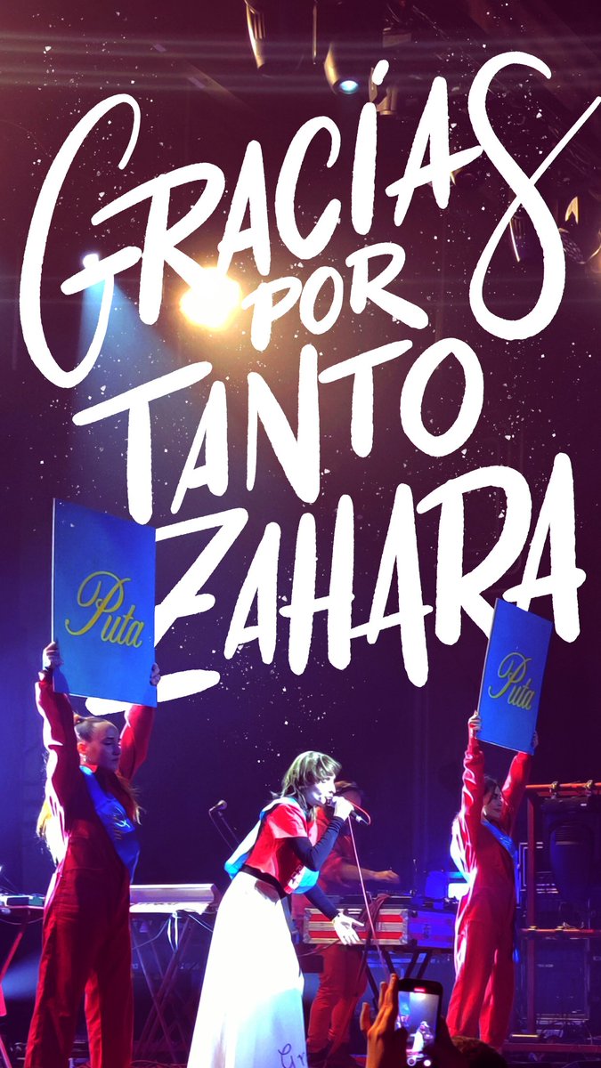 Lo de <a href="/zaharapop/">Zahara</a> de anoche en Madrid fue de otro mundo. Gracias por tanto Zahara, porque en el concierto lloramos y bailamos al ritmo de todos tus discos.