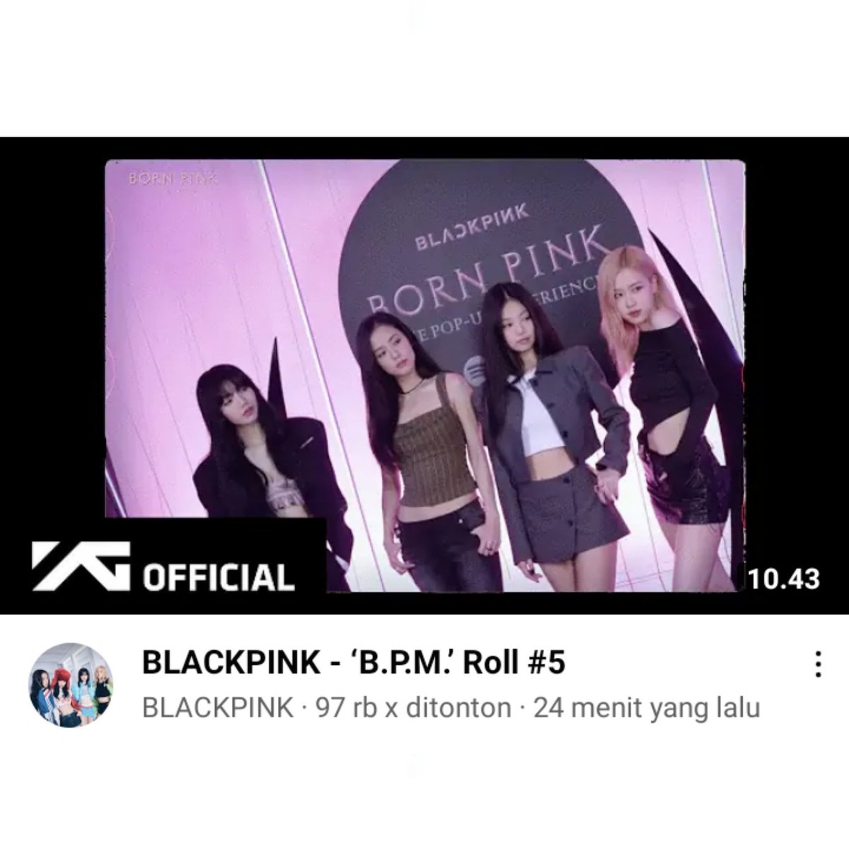 Iit_mJL's tweet photo. BLACKPINK ‘B.P.M.’ Roll #5
🎬 https://t.co/wPfboAz4Ft
@sooyaaa__ @jennierubyjane @roses_are_rosie @lalalalisa_m #BLACKPINK #JISOO #JENNIE #ROSÉ #LISA #BPM #BORN_PINK_MEMORIES #Roll_5 #BORNPINK #YOUTUBE #YG @BLACKPINK 🖤 @ygent_official 💖 https://t.co/xC6zZmcrbN