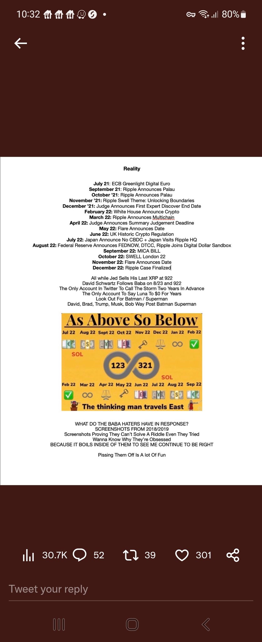 Russ on Twitter "BabaCugs Just a quick question...why did you post this then take it straight