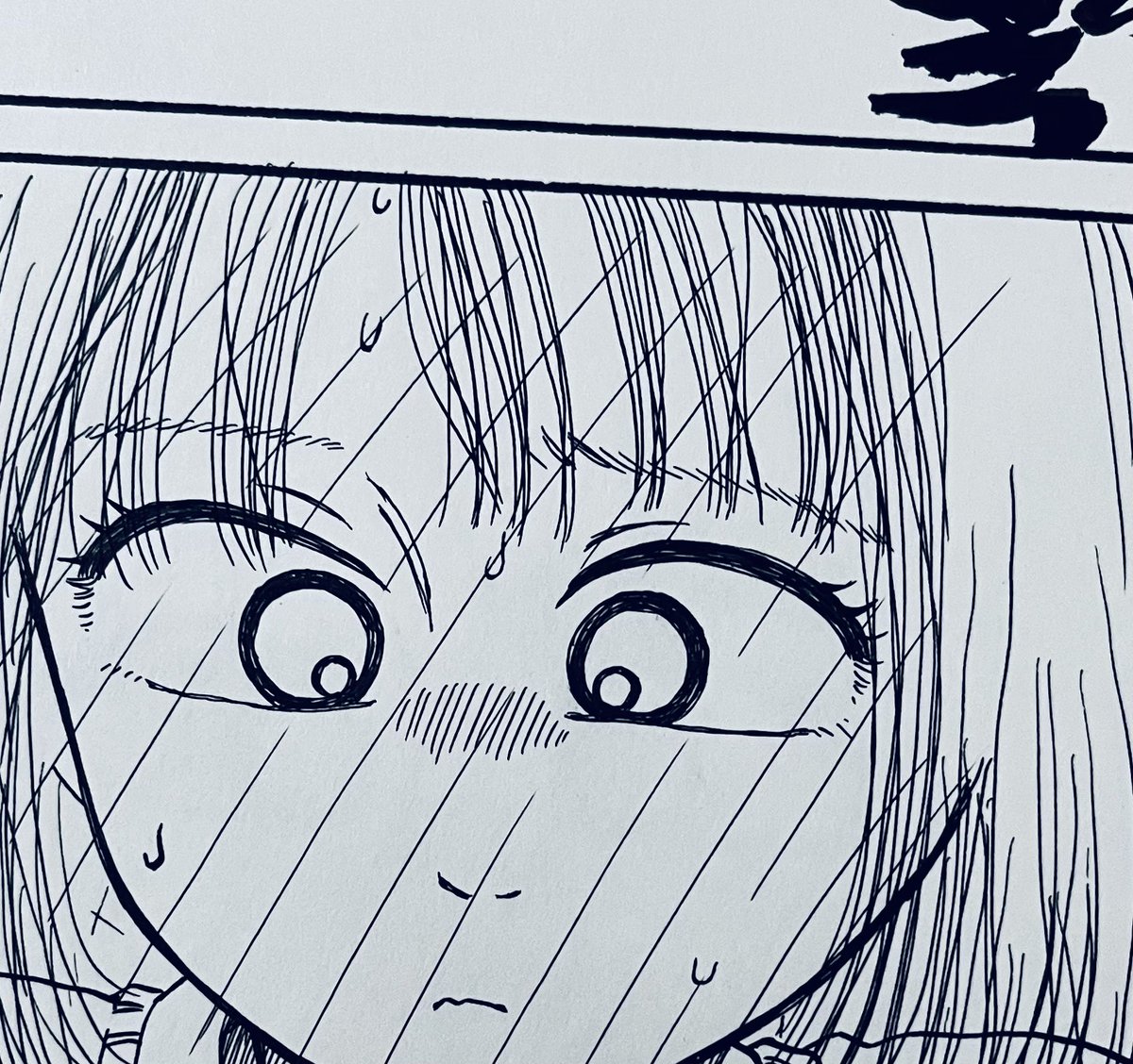 ペン入れはタイムアップ 
