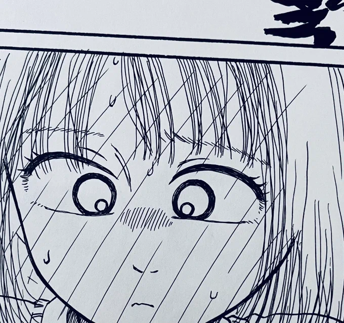 ペン入れはタイムアップ 