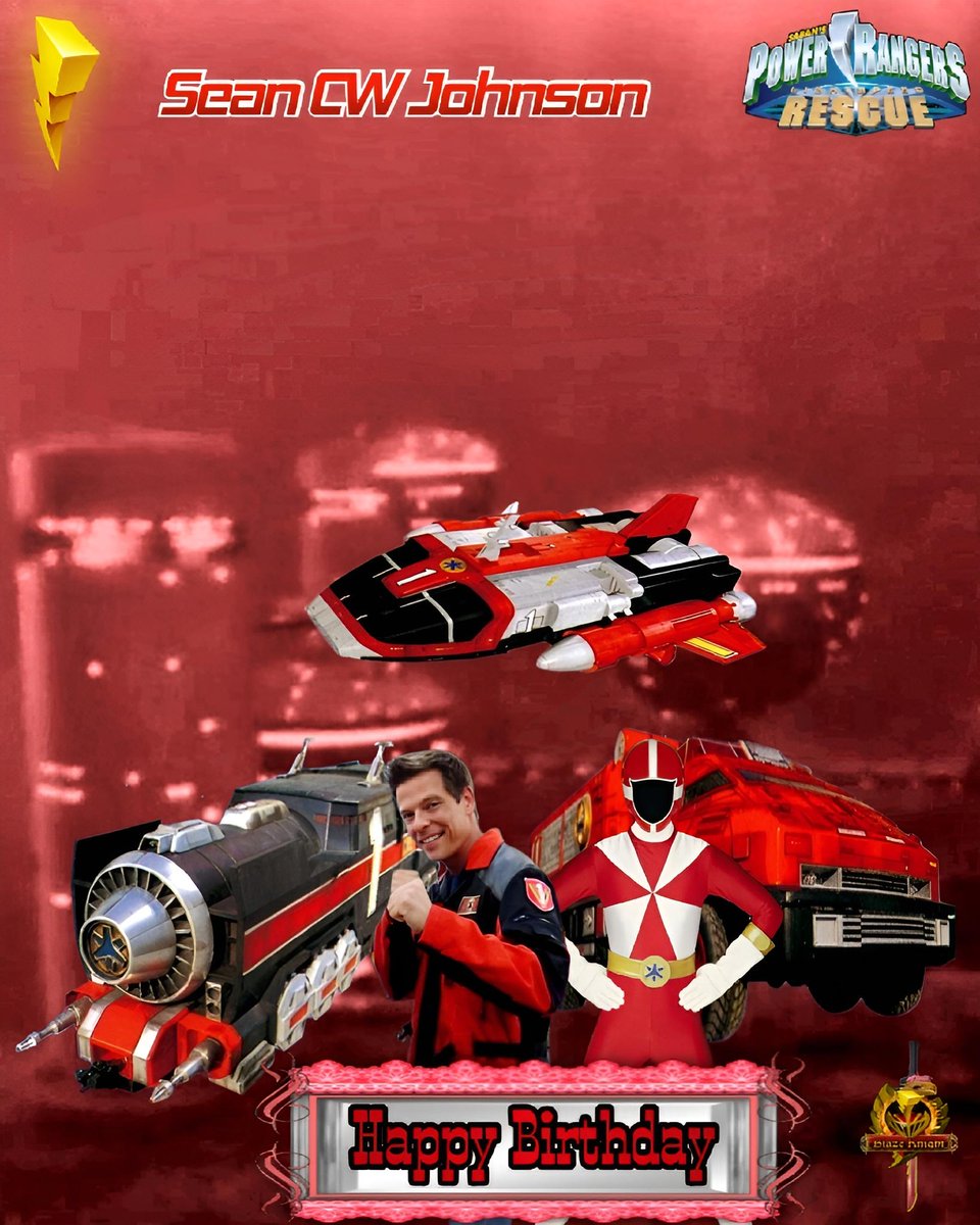 Blaze_Knight95's tweet photo. Happy Morphinominal Birthday @seancwjohnson. ♥️⚡👨🚒🔥🥳
Enjoy your special day as you deserve and we all hope you're doing well. Lots of blessings for you.
May the power protect you always. ⚡🙏✨
#PowerRangers #LightspeedRescue #RedRangers #CarterGrayson https://t.co/gQxk2UvhCe