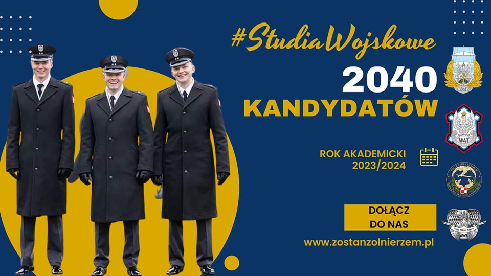 WCR_Sanok's tweet photo. #StudiaWojskowe 🪖🇵🇱 #Kierunki
Poznaj limity przyjęć na studia w 2️⃣0️⃣2️⃣3️⃣ roku w akademiach wojskowych 👀👇👇
informacje znajdziesz 👇👇
ℹ️ https://t.co/r3Ihe4VXra
ℹ️ https://t.co/jgayojy1Sx
🔸️🔹️🔸
Wojsko Polskie #JesteśmyTwojąArmią 🪖🇵🇱
Ministerstwo Obrony Narodowej 🇵🇱🇵🇱🇵🇱 https://t.co/rHl6Wc8jD3