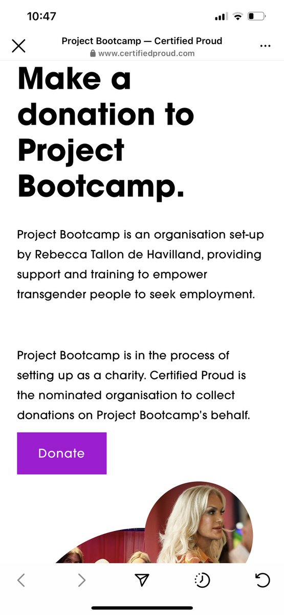 Small or big to donate be nice 🙏🏳️‍⚧️ certifiedproud.com/project-bootca…