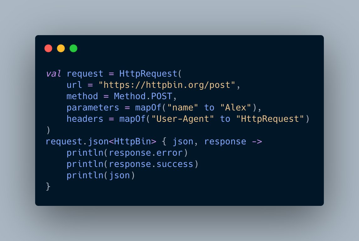 🌐 I made a tiny HTTP client for Kotlin/Android. Only 90 lines of code. This is a wrapper around native HttpURLConnection. I am not against Ktor, OkHttp, and other clients, but I like tiny elegant solutions.

github.com/mezhevikin/htt…