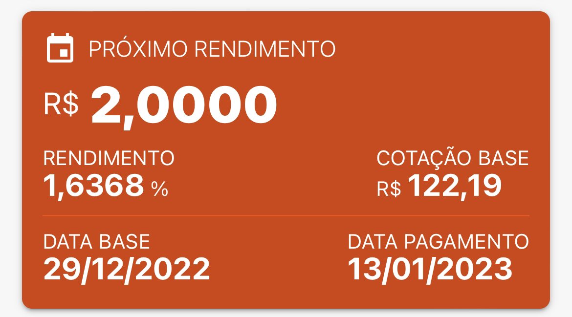 Fundos Imobiliários tweet media