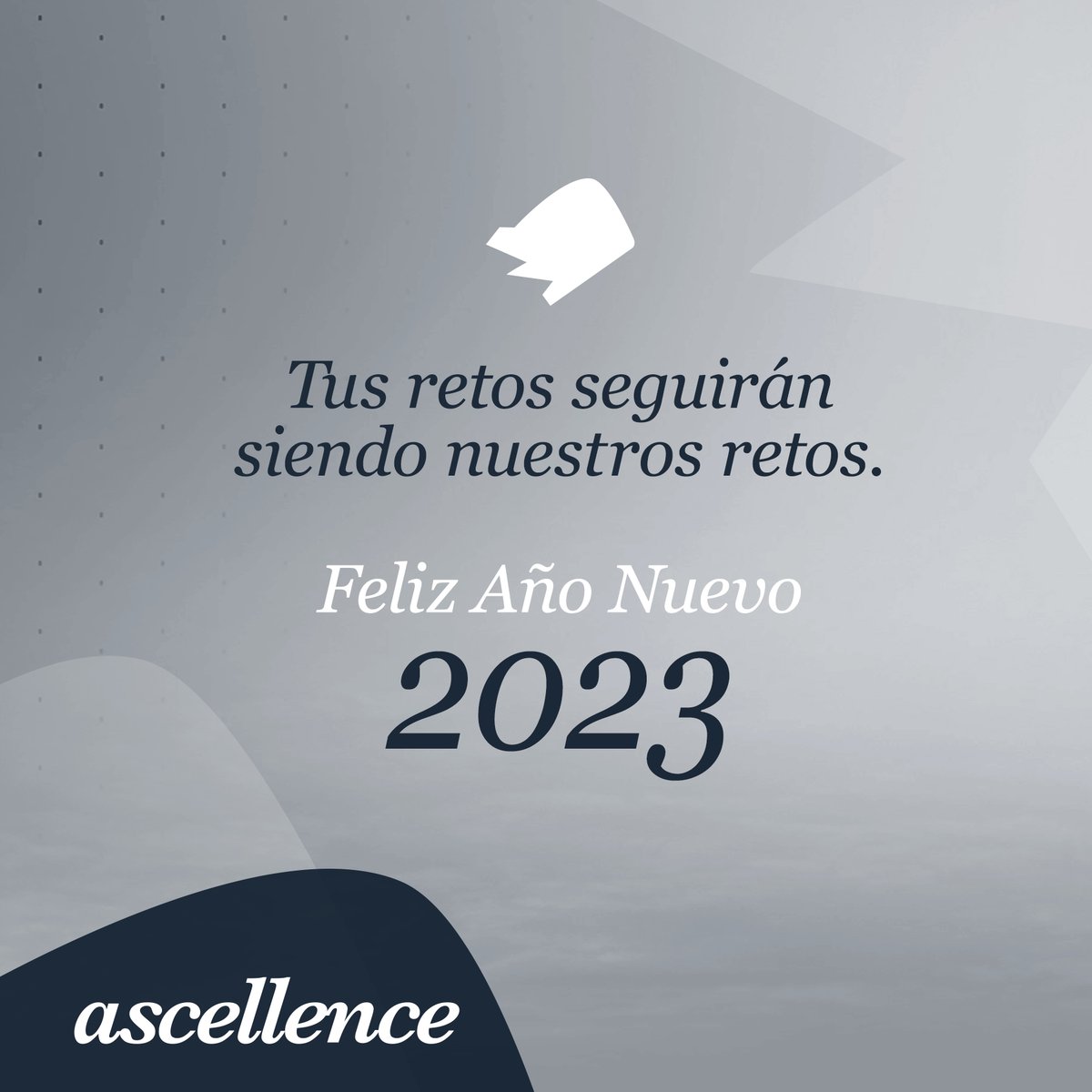 AscellenceC's tweet photo. En 2023, otro año más,
𝙩𝙪𝙨 𝙧𝙚𝙩𝙤𝙨 𝙨𝙚𝙜𝙪𝙞𝙧𝙖́𝙣 𝙨𝙞𝙚𝙣𝙙𝙤 𝙣𝙪𝙚𝙨𝙩𝙧𝙤𝙨 𝙧𝙚𝙩𝙤𝙨 🏞

El equipo #Ascellence os desea un Feliz y Próspero Año 2023 🤝 https://t.co/o4Pi5qgZyc