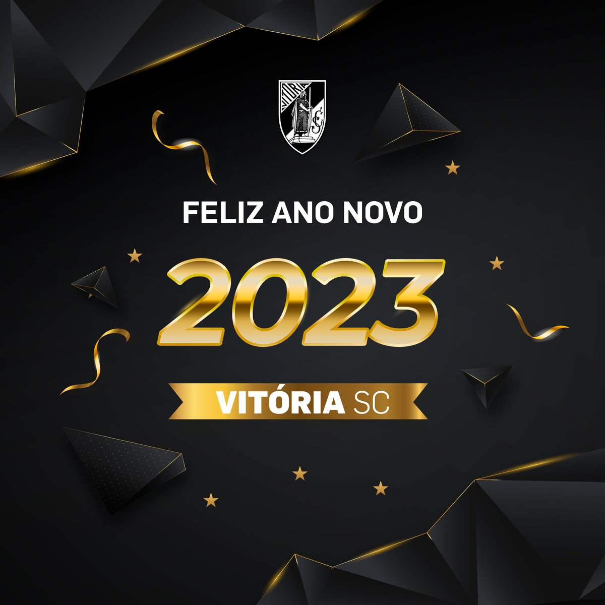Que seja um ano de grandes Conquistas! 🥳 

Feliz 2023, vitorianos! ⚫⚪

#AHistóriaDaMinhaVida