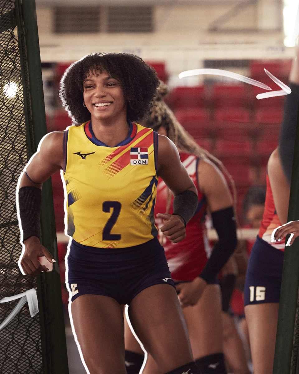 MizunoVolleyEU's tweet image. One thing is sure, @VoleiFemRD  ’s got style and we are proud to support them 🇩🇴

#MizunoVolleyBallEurope #ReachBeyond #ReturnReady #LasReinasDelCaribe