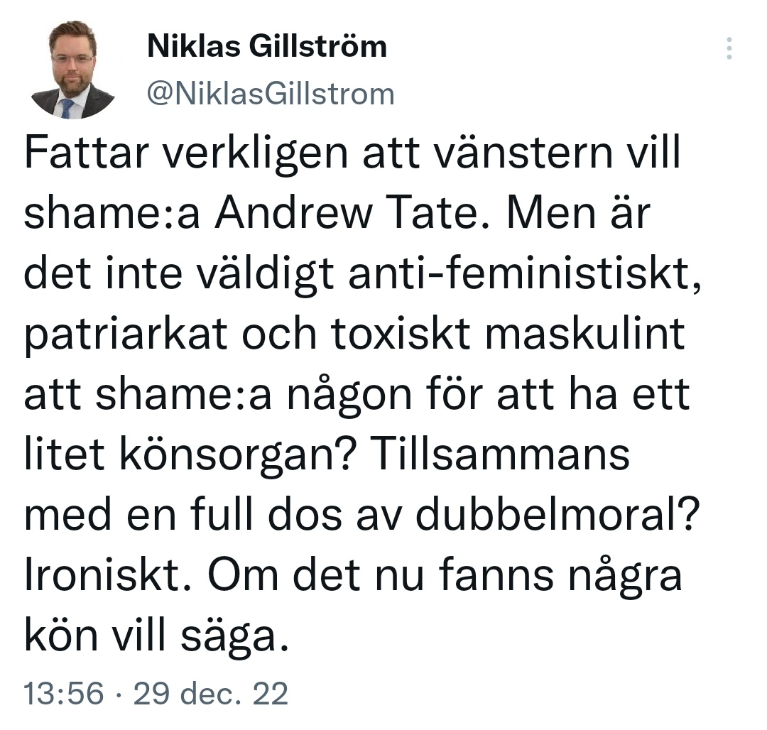 SamsonWiklund's tweet image. Käften högern. Gå och gråt över att det någonstans finns någon fattig någonstans som fått mat på bordet.