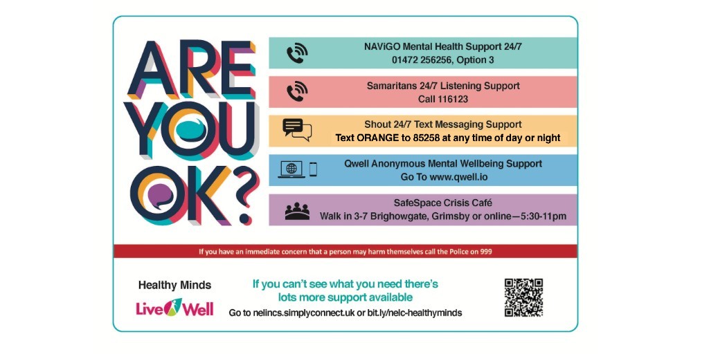 We know that this time of the year can be difficult for many. There are still services open and available to help you.

For Safespace opening times over the holidays please visit: navigocare.co.uk/what-we-do/ser….