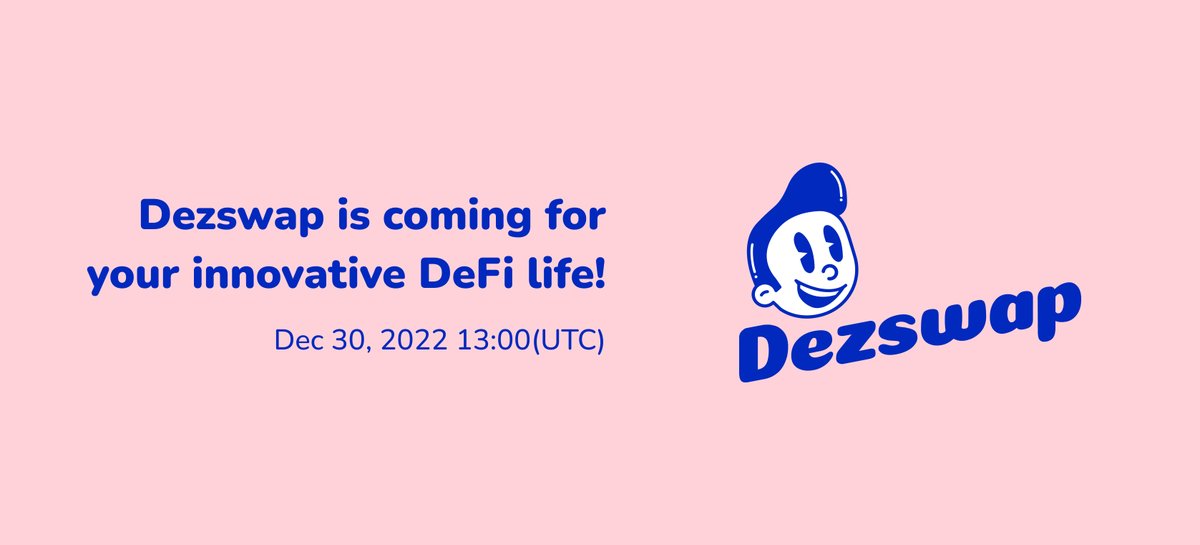 Hey <a href="/XPLA_Official/">XPLA</a> pilots, we're live! 🚀

We are delighted to announce that Dezswap is now LIVE. Get ready to experience brand-new trading on the XPLA Chain!

Stay tuned for more amazing features to be released soon 😍

Try Dezswap right now! 👉 app.dezswap.io