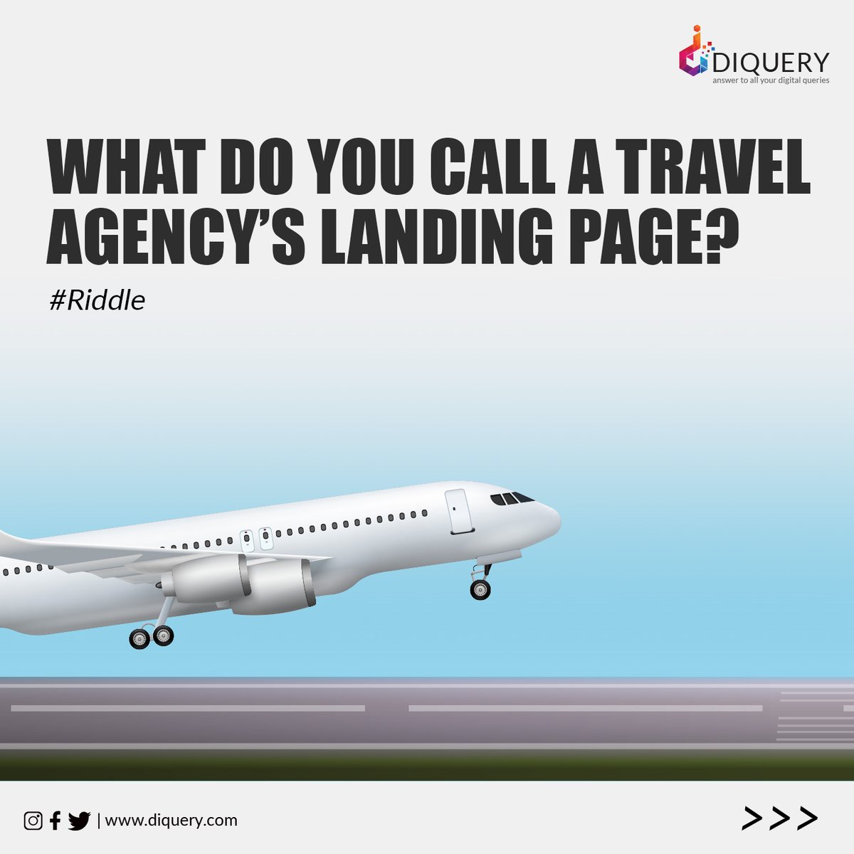 Diquerydigital's tweet image. It's time for a Riddle!👀
#landingpage #URL #uniformresourcelocator #Travelagency #development #Think #riddlemethis #riddleoftheday #Riddle #DiqueryDigital