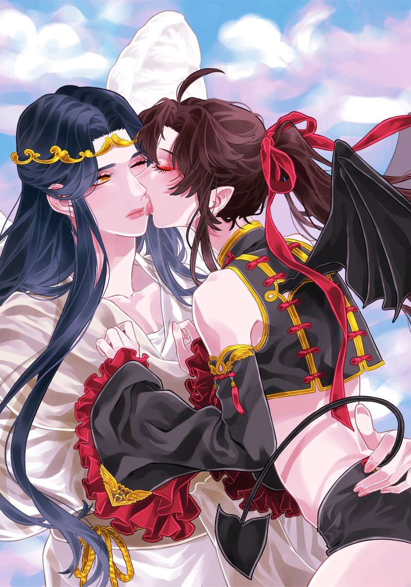 「#今年も残りわずかなのでお気に入りの4枚を貼る今年も一年忘羨たくさん描いた 」|あぅのイラスト