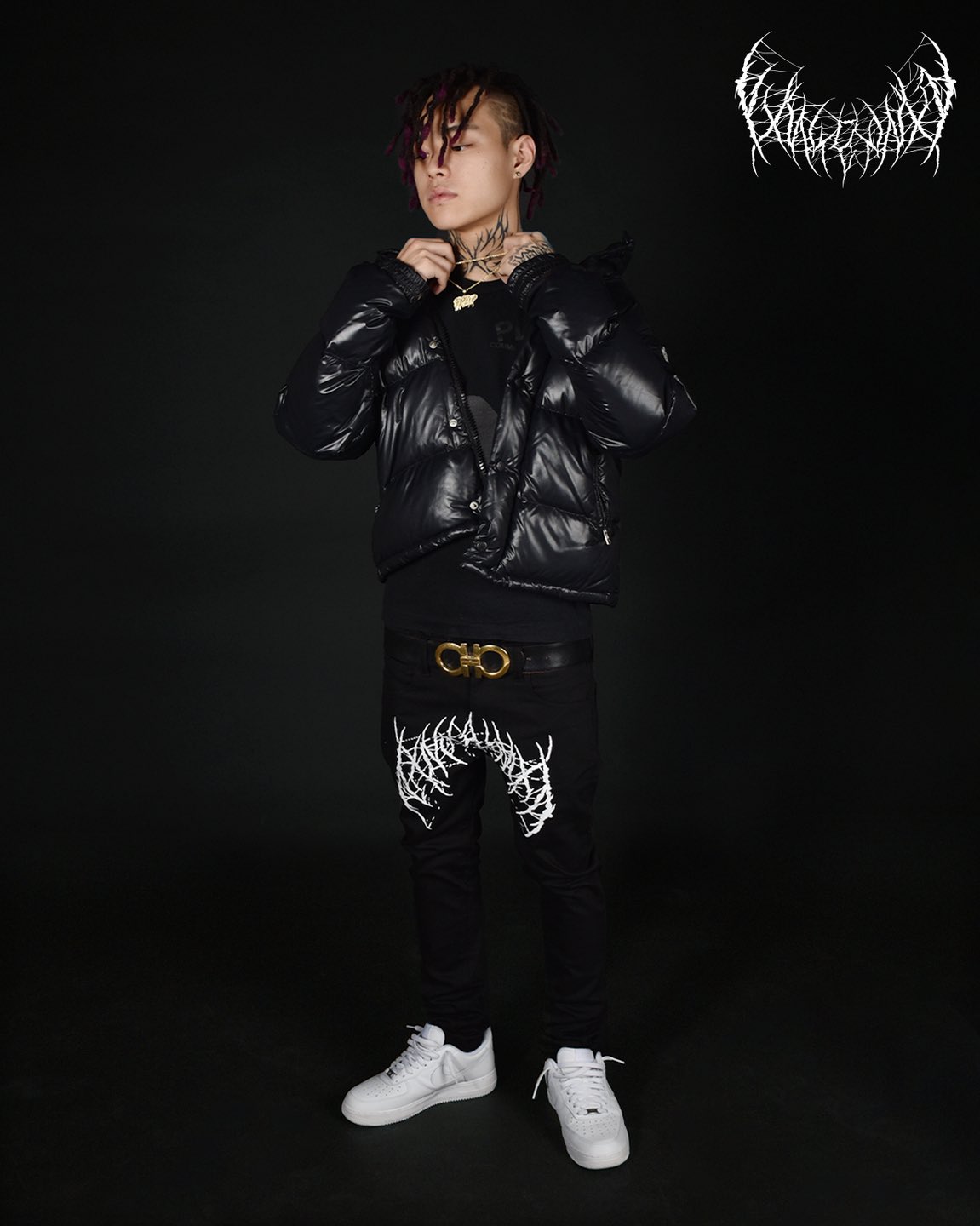 トップス trappie mosh scull hoodie xgang origami trappie mosh scull hoodie xgang origami