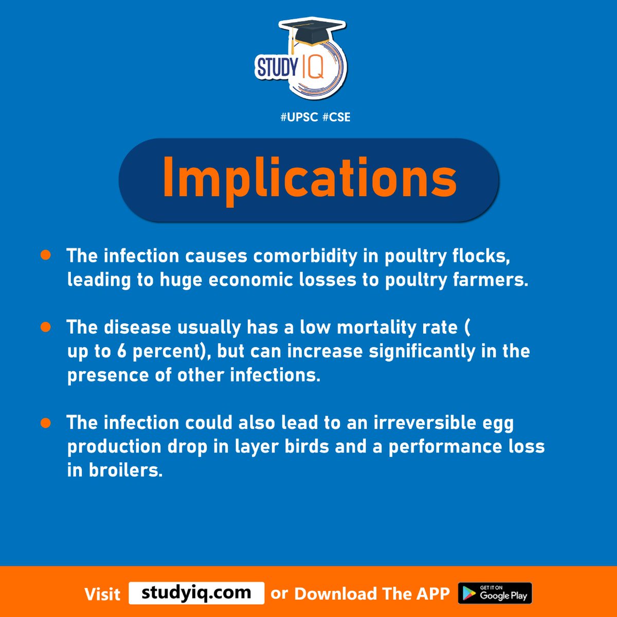 upsciq's tweet photo. H9N2 Vaccine

#h9n2vaccine #whyinnews #pathogenicavianinfluenza #vaccinetechnology #chickensvaccine #india #avianinfluenza #humaninfluenza #birdflu #humaninfections #worldwide #endmic #poultryflocks #economic #poultryfarmeres #upsc #cse #ips #ias https://t.co/eP32cJ3ODD