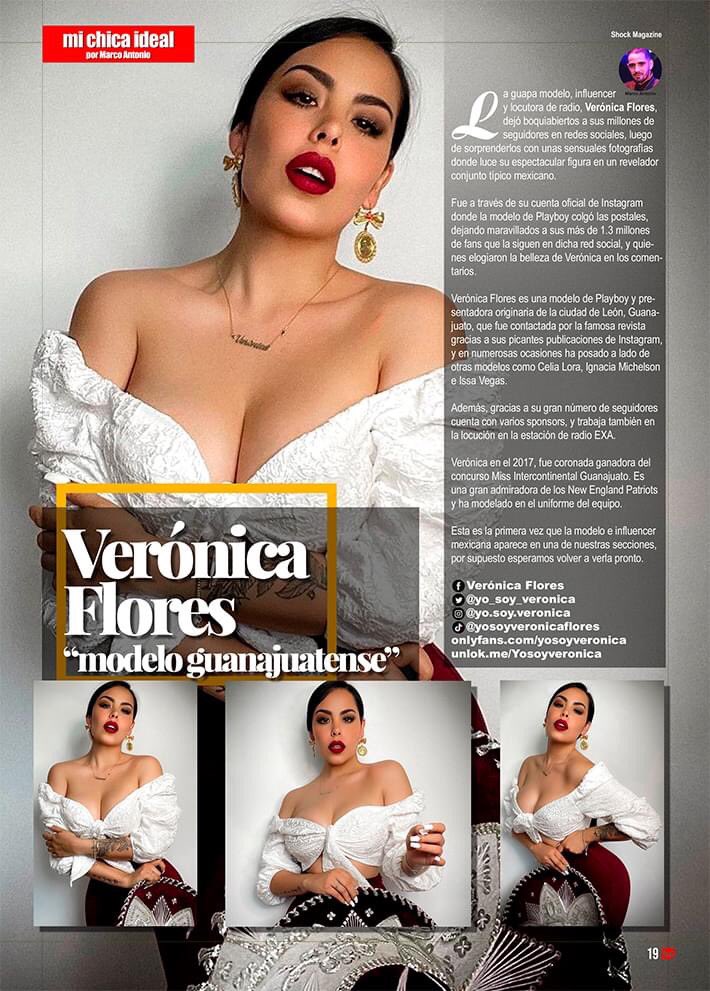 shockeate's tweet photo. Verónica Flores este mes en “mi chica ideal” en Shock Magazine @leferas @leonfernandezofficial @shockmagazineoficial @dlbediciones 
.
#michicaideal
#shockmagazineoficial 
#veronicaflores https://t.co/4oUAoxCURc
